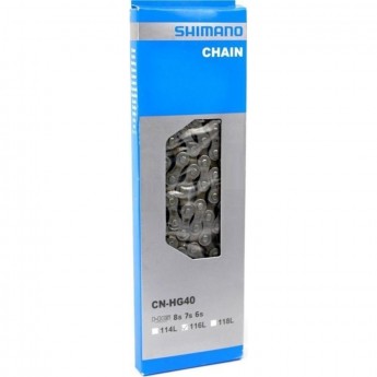 Цепь SHIMANO HG40, 6/7/8скоростей 115 звеньев, (20шт)