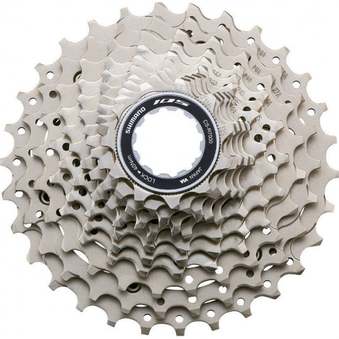 Кассета SHIMANO 105, R7000, 11 скоростей, 12-25 ICSR700011225 Кассета SHIMANO 105, R7000, 11 скоростей, 12-25 ICSR700011225