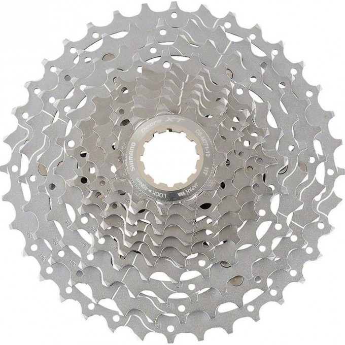 Кассета SHIMANO DEORE XT, M771, 10 скоростей, 11-32 ICSM77110132 Кассета SHIMANO DEORE XT, M771, 10 скоростей, 11-32 ICSM77110132