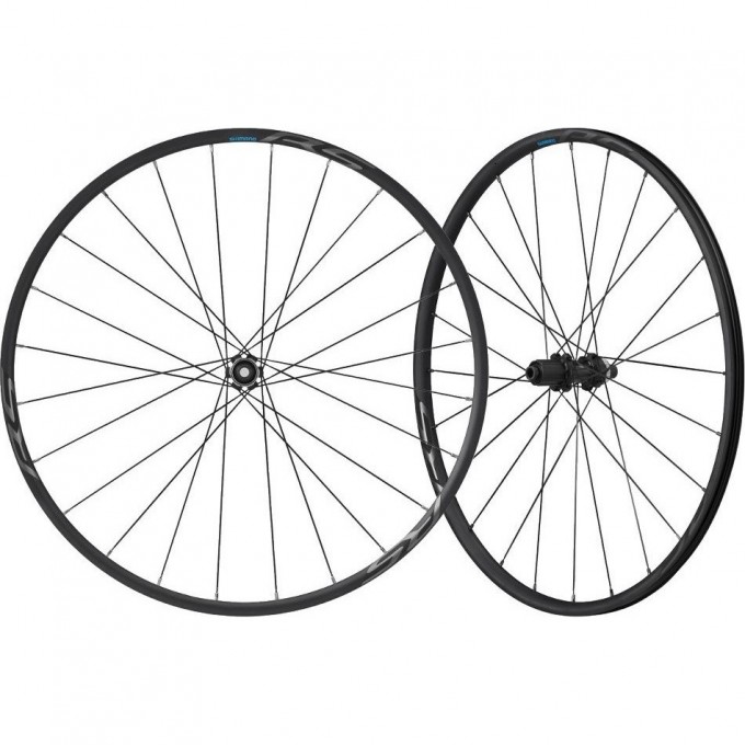 Комплект колес SHIMANO RS370, переднее и заднее, 10-11 скоростей, клинчерное, под дисковый тормоз C.LOCK, под полые оси 12 мм, OLD EWHRS370LFEREDB Комплект колес SHIMANO RS370, переднее и заднее, 10-11 скоростей, клинчерное, под дисковый тормоз C.LOCK, под полые оси 12 мм, OLD EWHRS370LFEREDB