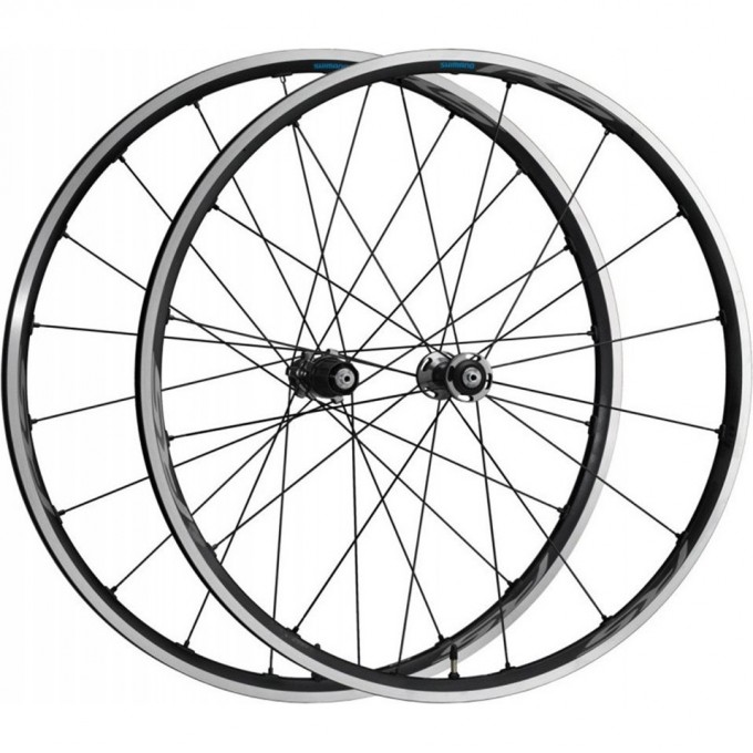 Комплект колес SHIMANO RS500, переднее и заднее, 10-11 скоростей, клинчерное, под дисковый тормоз QR, темно-серый EWHRS500FRL Комплект колес SHIMANO RS500, переднее и заднее, 10-11 скоростей, клинчерное, под дисковый тормоз QR, темно-серый EWHRS500FRL