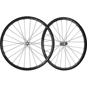 Комплект колес SHIMANO RS770, переднее и заднее, 10-11 скоростей, клинчерное под дисковый тормоз C.LOCK, под полые оси, черный