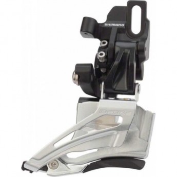 Переключатель передний SHIMANO DEORE, M618-D, на упор, для 2X10, универсальная тяга, черный