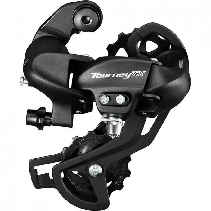 Переключатель задний SHIMANO TOURNEY, TX800, 7/8 скоростей, крепление на петух, черный ERDTX800SGSL Переключатель задний SHIMANO TOURNEY, TX800, 7/8 скоростей, крепление на петух, черный ERDTX800SGSL