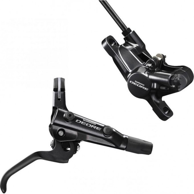 Тормоз дисковый SHIMANO DEORE M6000, BL (левый)/BR(передний), пластиковая колодка, 1000мм EM6000KLFPRA100 Тормоз дисковый SHIMANO DEORE M6000, BL (левый)/BR(передний), пластиковая колодка, 1000мм EM6000KLFPRA100