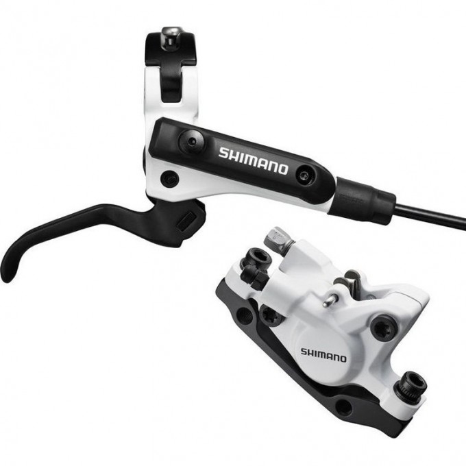 Тормоз дисковый SHIMANO M506, BL-M506(ЛЕВ)/BR-M447(ПЕР.), ПЛАСТ. КОЛ., 1000мм, ЦВ. БЕЛЫЙ EM506MFPRA100 Тормоз дисковый SHIMANO M506, BL-M506(ЛЕВ)/BR-M447(ПЕР.), ПЛАСТ. КОЛ., 1000мм, ЦВ. БЕЛЫЙ EM506MFPRA100