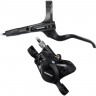 Тормоз дисковый SHIMANO MT MT201, BL(левый)/BR(передний), полимерные колодки, 1000мм, черный EMT201KLFPRA100