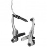 Тормоз SHIMANO DEORE V-BR LX, BR-T610, серебреный, передний, колодки S70C EBRT610FX41SSP