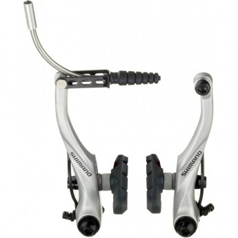 Тормоз SHIMANO V-BR ALIVIO, T4000, ПЕР, КОЛОДКИ S65T, СЕРЕБРИСТЫЙ