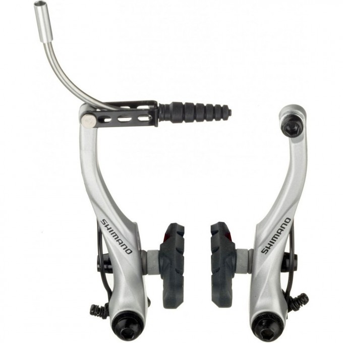 Тормоз SHIMANO V-BR ALIVIO, T4000, ПЕР, КОЛОДКИ S65T, СЕРЕБРИСТЫЙ EBRT4000FX43SSP Тормоз SHIMANO V-BR ALIVIO, T4000, ПЕР, КОЛОДКИ S65T, СЕРЕБРИСТЫЙ EBRT4000FX43SSP