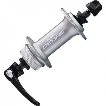 Втулка передняя SHIMANO DEORE, M6000, 36 отверстий, C.LOCK, QR, серебристый