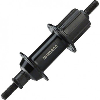 Втулка задняя SHIMANO TX500, V-BR, 36 отверстий, 8/9 скоростей, под гайку, OLD:135мм, ось 185мм, черный