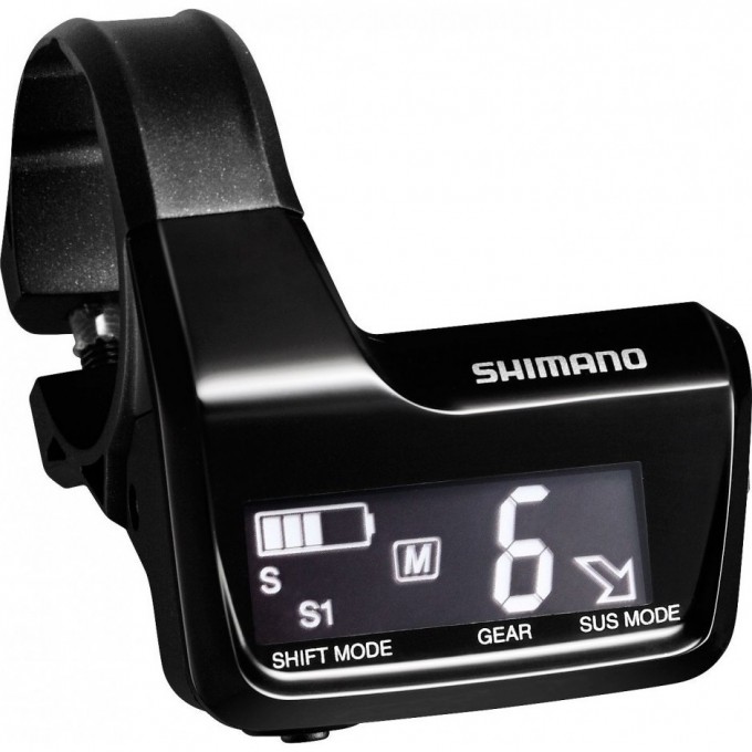 Информационный дисплей SHIMANO Di2, MT800, порт E-tube X3, порт для зарядки X1, под руль 31.8мм и 35.0мм ISCMT800B Информационный дисплей SHIMANO Di2, MT800, порт E-tube X3, порт для зарядки X1, под руль 31.8мм и 35.0мм ISCMT800B