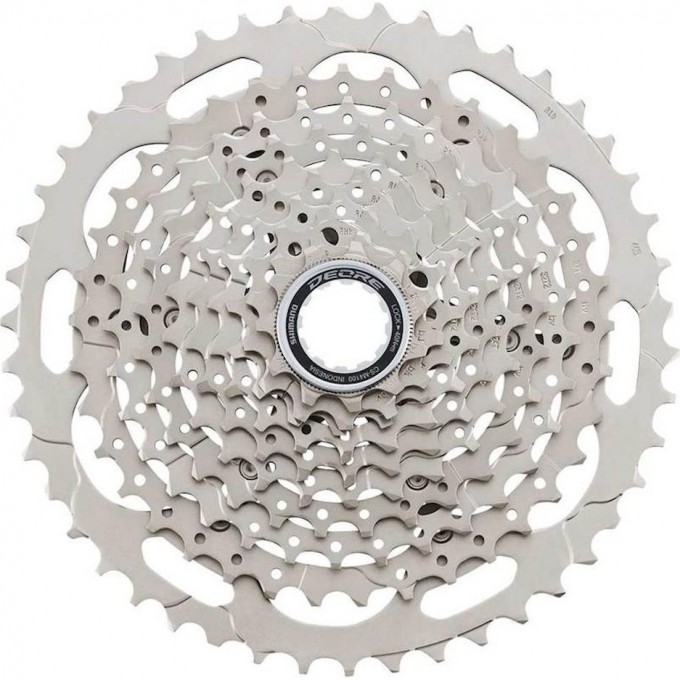 Кассета SHIMANO DEORE, M4100, 10 скоростей, 11-46T ECSM410010146 Кассета SHIMANO DEORE, M4100, 10 скоростей, 11-46T ECSM410010146
