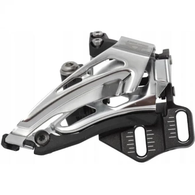 Переключатель передний SHIMANO DEORE, M618-L, для 2x10, нижн. хомут(34,9 с адапт 28.6/31.8), нижн. тяга, цв. черн IFDM618LX6 Переключатель передний SHIMANO DEORE, M618-L, для 2x10, нижн. хомут(34,9 с адапт 28.6/31.8), нижн. тяга, цв. черн IFDM618LX6