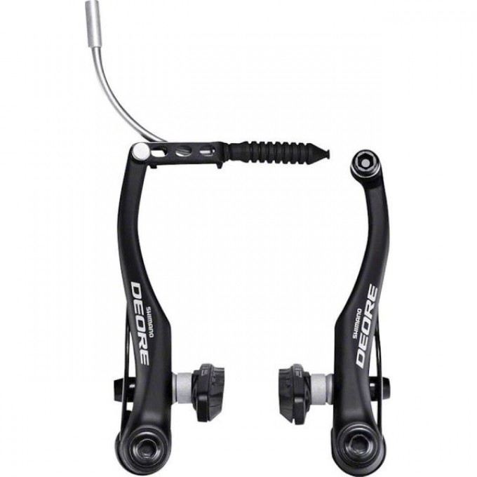 Тормоз v-br SHIMANO DEORE, BR-T610, черный, задние колодки S70C EBRT610RX41SLP Тормоз v-br SHIMANO DEORE, BR-T610, черный, задние колодки S70C EBRT610RX41SLP