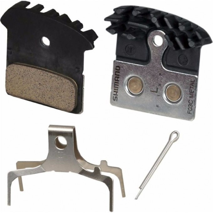 Тормозные колодки SHIMANO для дисковых тормозов H03C, метал Y8VT98020 Тормозные колодки SHIMANO для дисковых тормозов H03C, метал Y8VT98020